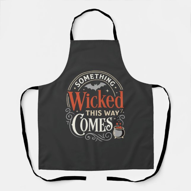 Tablier Conception de Halloween Wicked This Way Comes_1 (Recto)