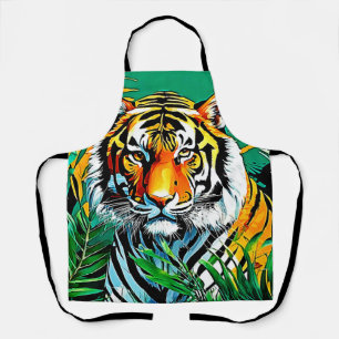 Tablier Conception de la lunette de Tigre de la Jungle tro