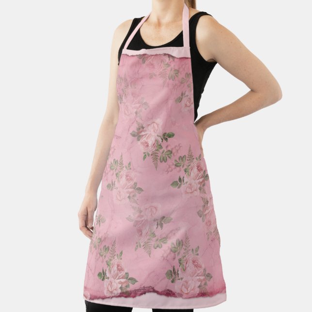 Tablier Conception de la série rose floral délabré 9  (Insitu)