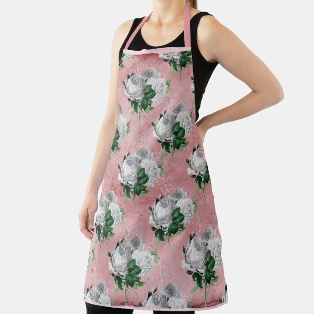 Tablier Conception de la série rose florale délabrée 7  (Insitu)