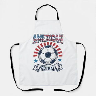 Tablier Conception de maillot de football américain vintag