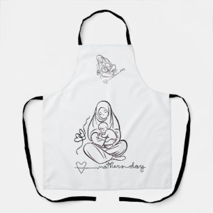 Tablier Conception de maman d'amour Belle