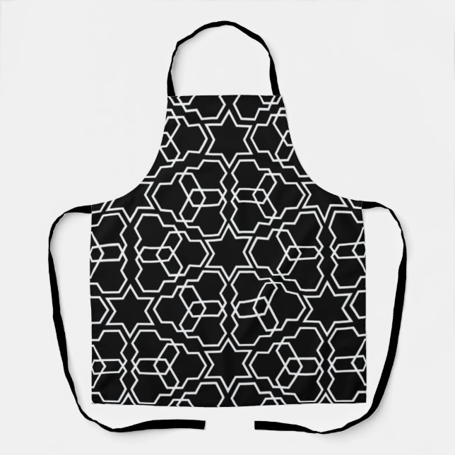 Tablier Conception de motif géométrique islamique Arabe Vi (Recto)