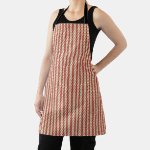 Tablier Conception de motif rayé désertique boho