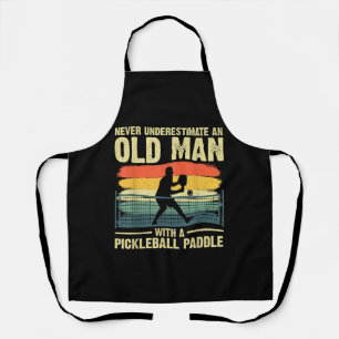 Tablier Conception de Pickleball Cool pour hommes Grand-pè
