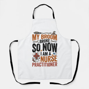 Tablier Conception de sorcière d'infirmière praticienne dr