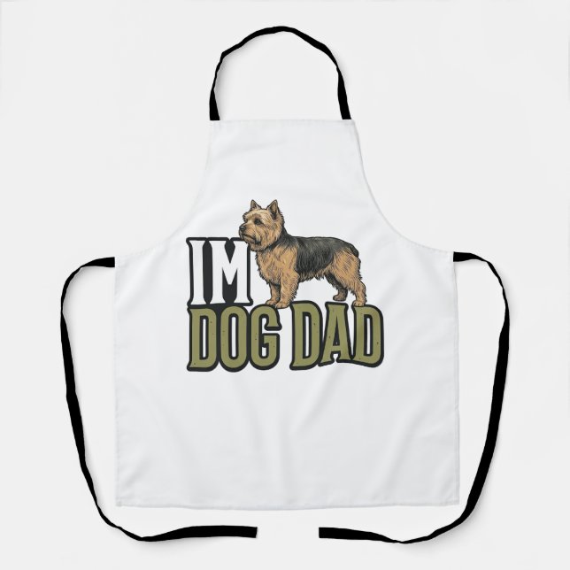 Tablier Conception de t-shirt avec gravure de terrier pour (Recto)