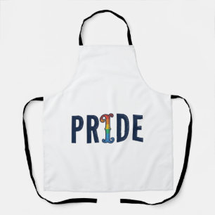 Tablier Conception de T-Shirt avec lettrage arc-en-ciel Vi