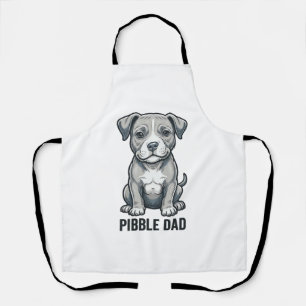 Tablier Conception de t-shirt de chien de gravure vintage