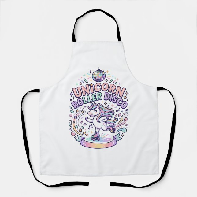 Tablier Conception de T-Shirt Graphique de Roller Disco Li (Recto)