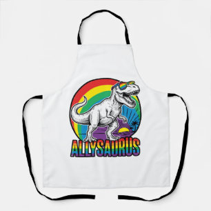 Tablier Conception de T-Shirt Vintage Allysaurus Dinosaure