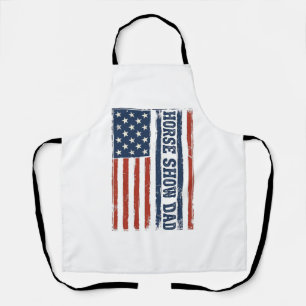 Tablier Conception de T-shirt vintage avec drapeau américa