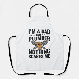 Tablier Conception de t-shirt vintage Papa Plombier Rien n