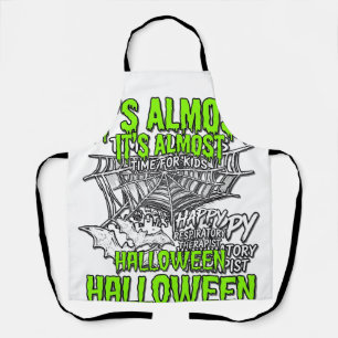 Tablier Conception de toile d'araignée d'Halloween pour th