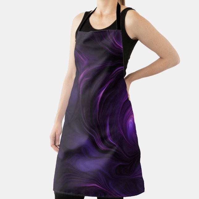 Tablier Conception de torsion violette foncée (Insitu)