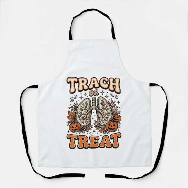 Tablier Conception de trachéotomie pour infirmière Hallowe (Recto)