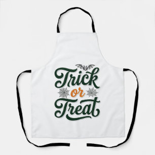 Tablier Conception de typographie Halloween Trick Or Treat