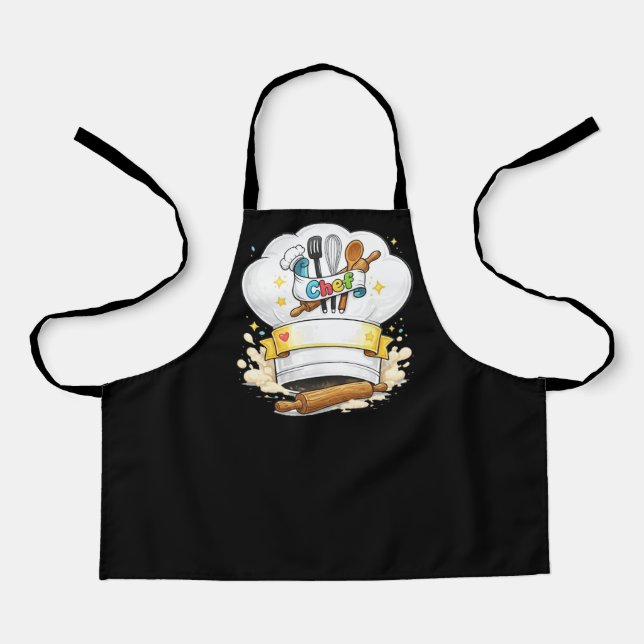 Tablier Conception Enfant Mignon pour Garçons & Filles (Recto)