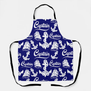 Tablier Conception nautique d'ancre de voilier capitaine