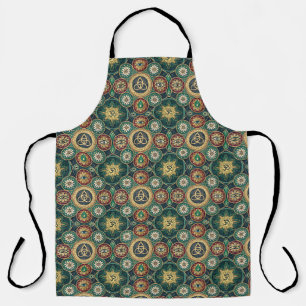 Tablier Conception Sacrée Mystique - Motif de Mandala Spir