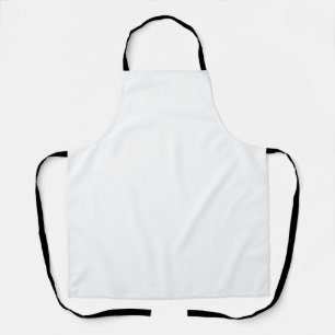 Tablier Conception simple blanche personnalisée Ajouter un
