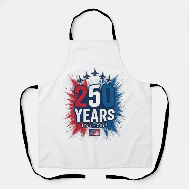 Tablier Conception vectorielle pour le 250e anniversaire d (Recto)