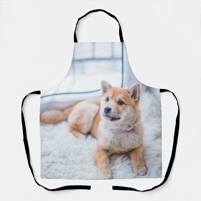 Tablier Concevez votre propre photo Chien Chien Chien Chie (Recto)