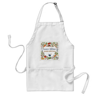 Tablier Conçu avec Amour pour le Cadeau de Cuisine de Mama