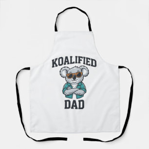 Tablier Conçu Papa Mignon Koala Père Conception de T-shirt