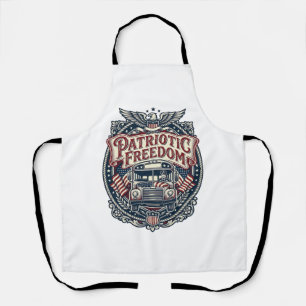 Tablier Conducteur de bus scolaire patriotique