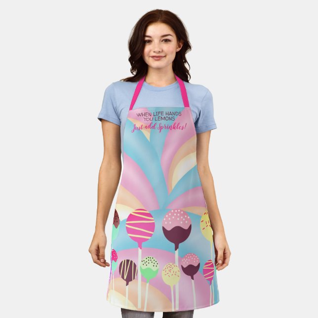 Tablier confiseries de gâteaux confections personnalisées (Porté)