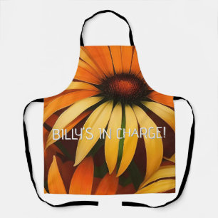 Tablier Confleurs royaux orange
