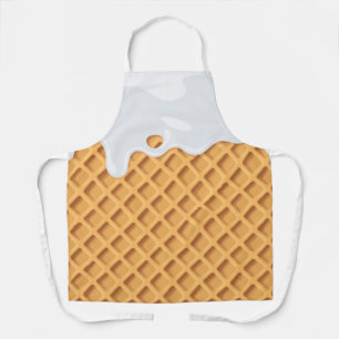Tablier Conne de crème glacée à la vanille qui se déverse