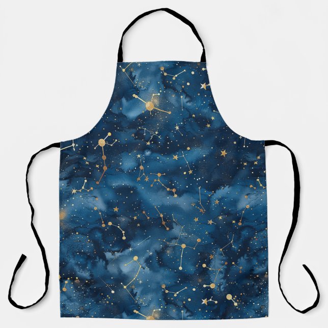 Tablier Constellation céleste - Nuit étoilée (7) (Recto)