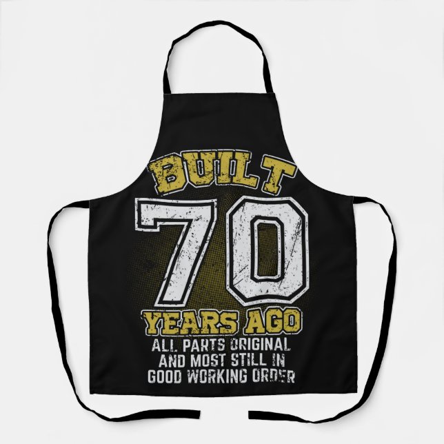 Tablier Construit il y a 70 ans All Part Original 70e anni (Recto)