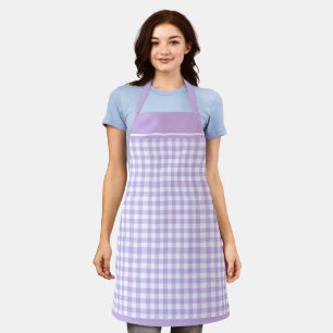 Tablier Contrôle En vichy Apron Lavande