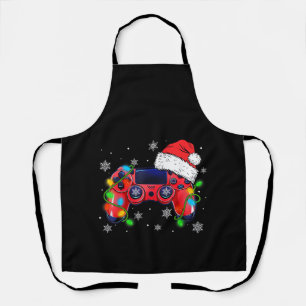 Tablier Contrôleur de jeu vidéo chapeau de Noël Santa Game