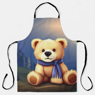 Tablier Cook en style with Our Teddy Bear Kitchen Apron