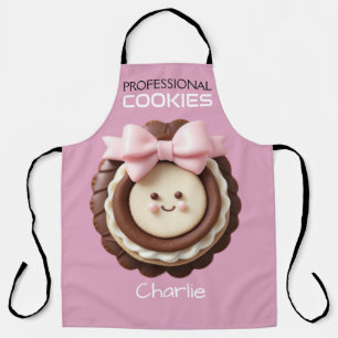 Tablier Cookie au chocolat rose Cutie/Tout-En-Plan