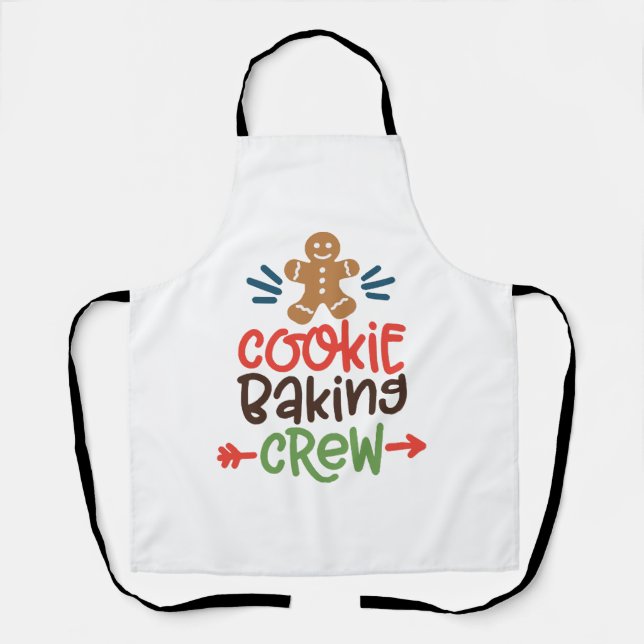 Tablier Cookie baking crew christmas (Recto)