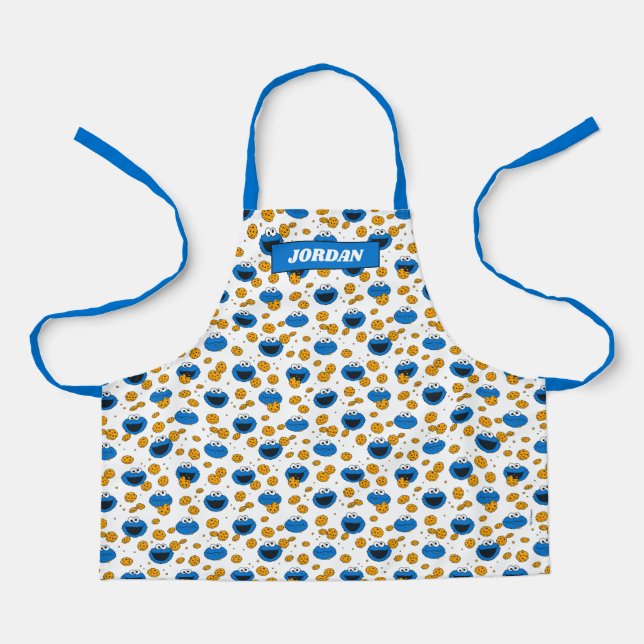 Tablier Cookie Monster | C est pour motif cookie (Recto)