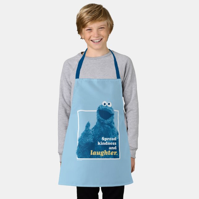 Tablier Cookie Monster | Propager la gentillesse et le rir (Porté)