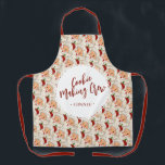 Tablier Cookie rendant l'équipage drôle Noël<br><div class="desc">Cookie rendant l'équipage amusant apéro de Noël</div>