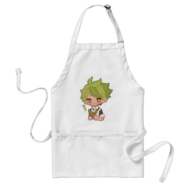Tablier Cookie Weed vert (Devant)