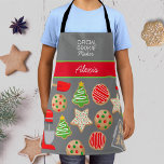 TABLIER COOKIES DE NOËL<br><div class="desc">De mignons biscuits de noël pour le boulanger parfait</div>