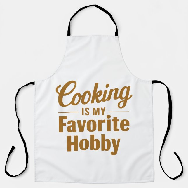 Tablier Cooking Is My Favorite Hobby Culinary Passion (Recto)