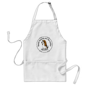 Tablier Cool Basset Hound chien et lunettes de soleil (tri