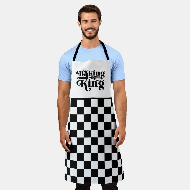 Tablier Cool cuisson King mot art vérifié (Porté)