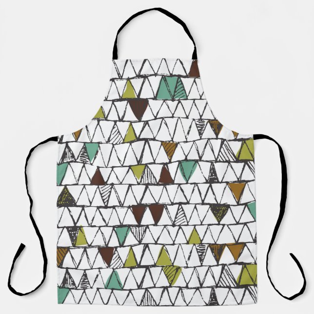 Tablier Cool et tendance motif sans couture de doo dessiné (Recto)