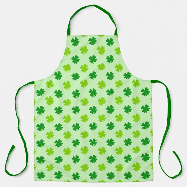 Tablier Cool Green Shamrock Irish Pride (Recto)